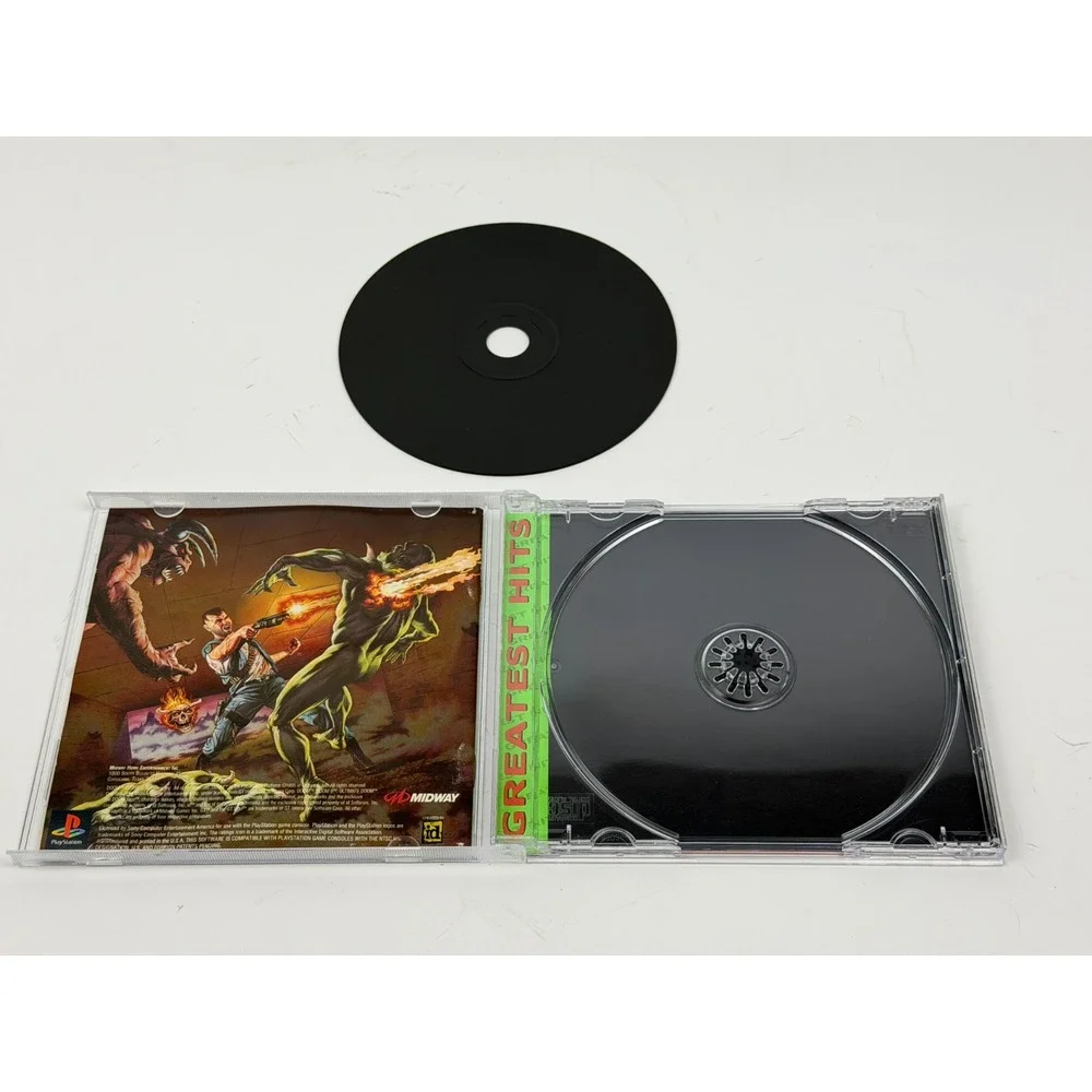 Doom PS1 Sony PlayStation 1 Complete Manual & Registration Excellent Disc